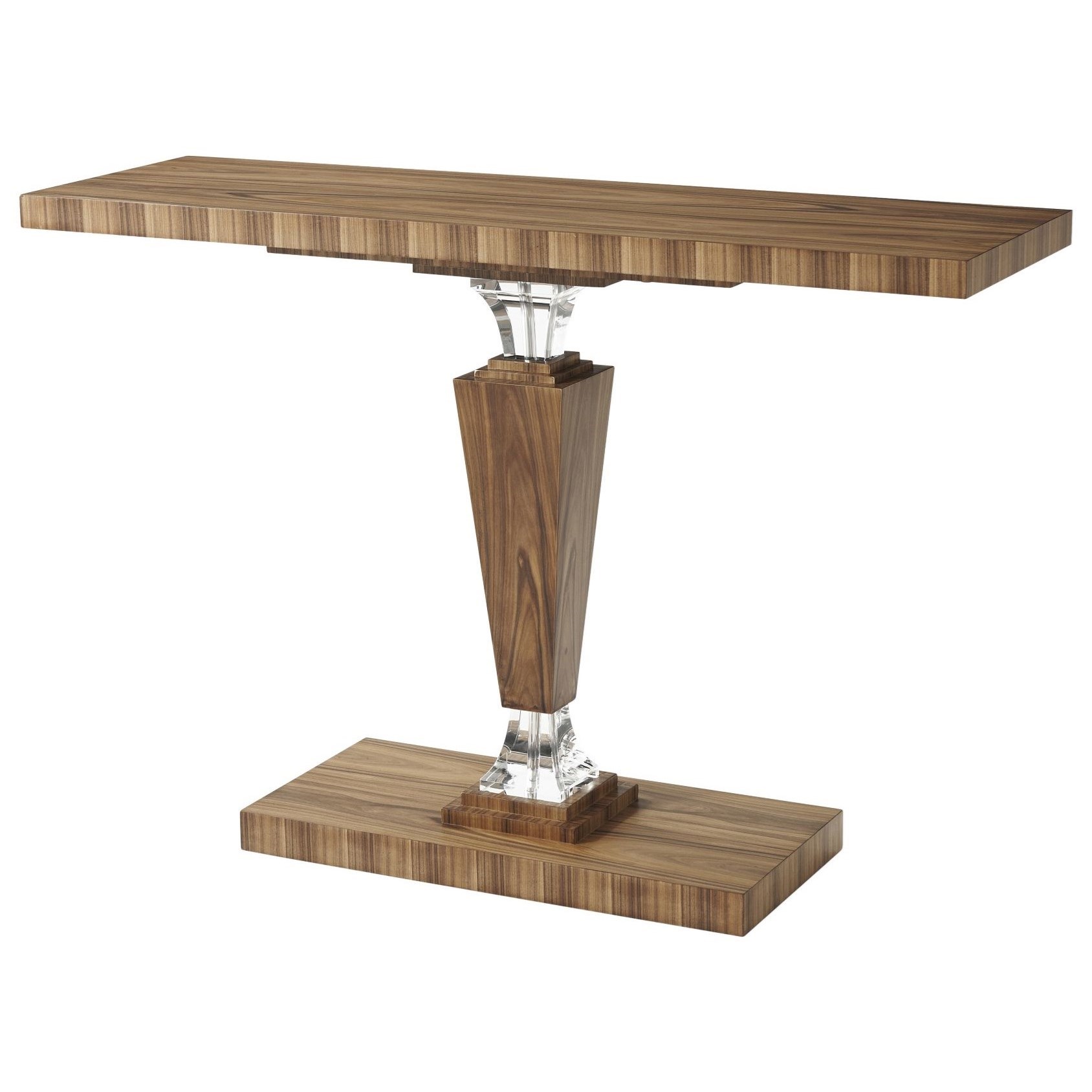Theodore Alexander Tables Contemporary Optical Illusion Console Table